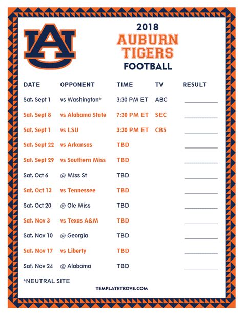 auburn football schedule 2018 radio|auburn football radio live broadcast.